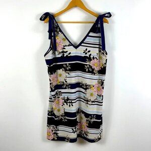 ✨3/$25✨ Guess Delta Bow Tie Floral Print Dress - XL